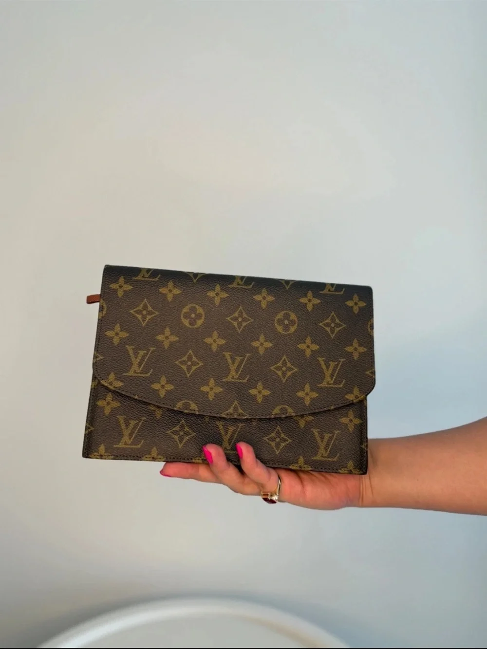 Louis Vuitton Monogram Pochette Rabat 23 Clutch Bag Authentic – AB Condition